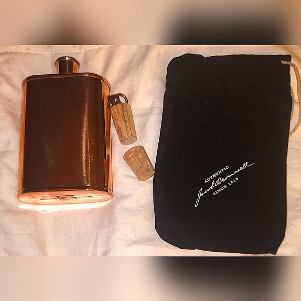 NEW Authentic Jacob Bromwell Copper Flask